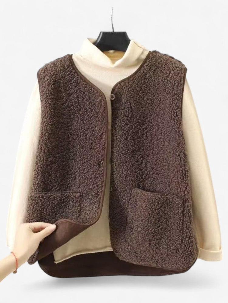 Summer | Women’s Sleeveless Button Down Gilet Vest