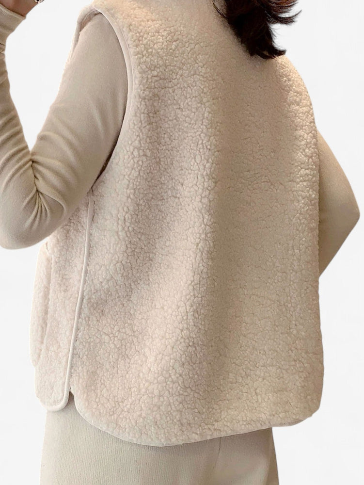 Summer | Women’s Sleeveless Button Down Gilet Vest