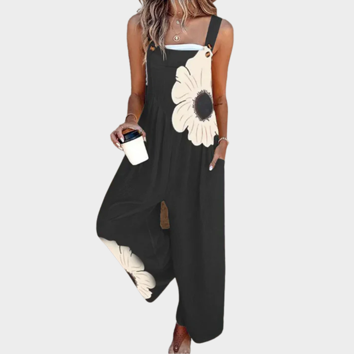 Dana | Graphic Floral Maxi Dress