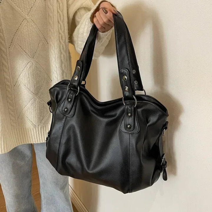 Demi | Large soft leather bag