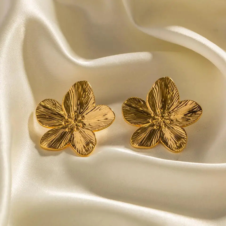Golden Blossom Earrings
