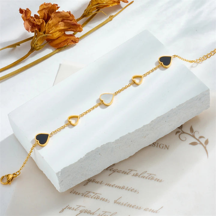 Stainless Steel Heart Bracelet