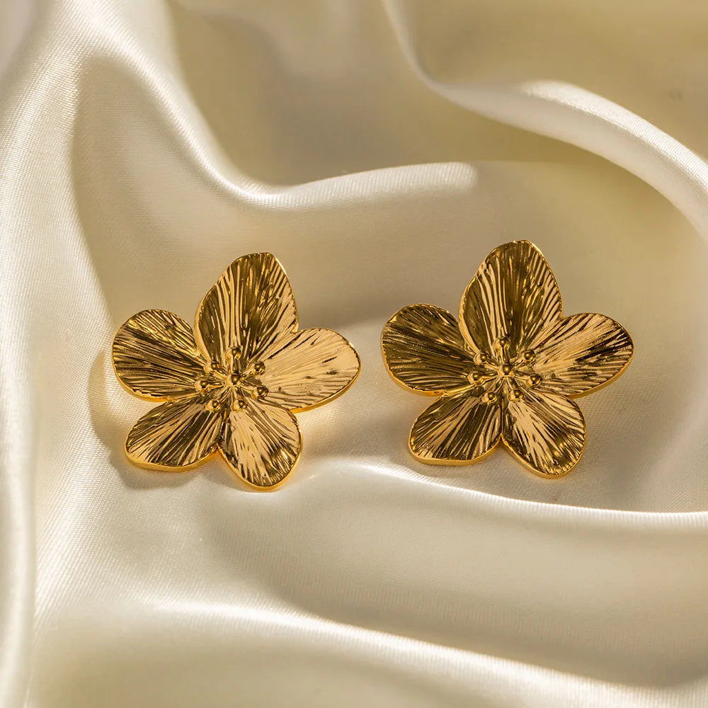Golden Blossom Earrings