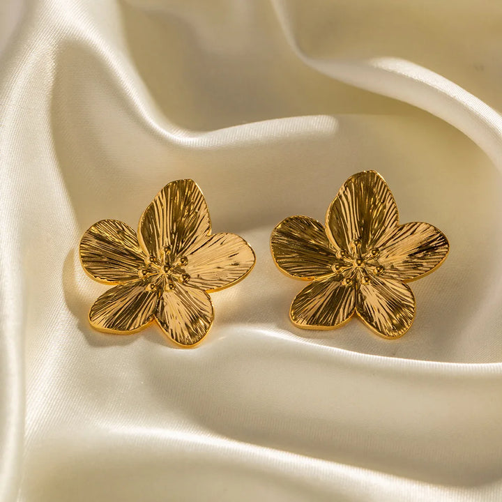 Golden Blossom Earrings