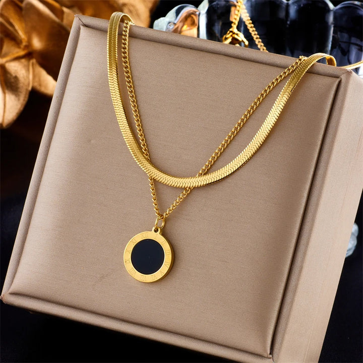 Dial Pendant Necklace
