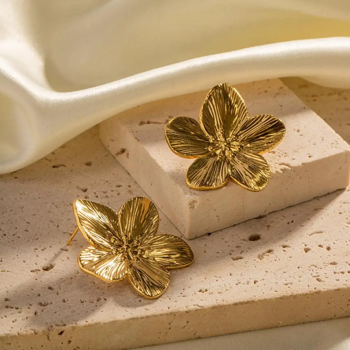 Golden Blossom Earrings