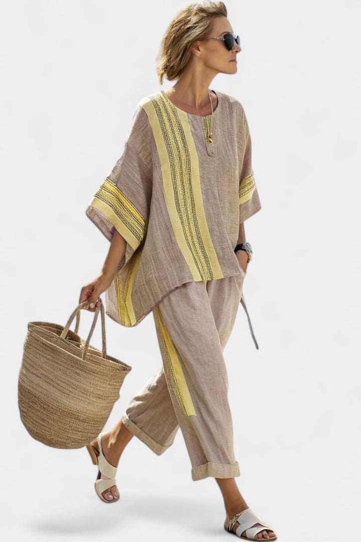 Luna | Chic Oversized Lavender Loungewear Two Piece Set