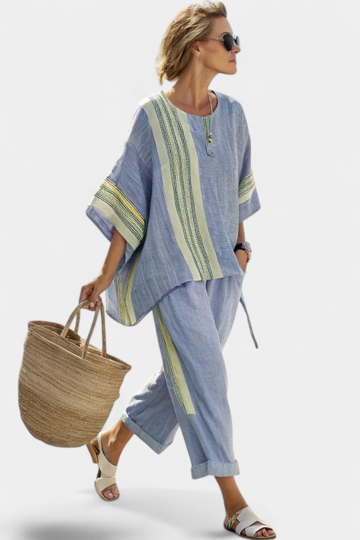 Luna | Chic Oversized Lavender Loungewear Two Piece Set