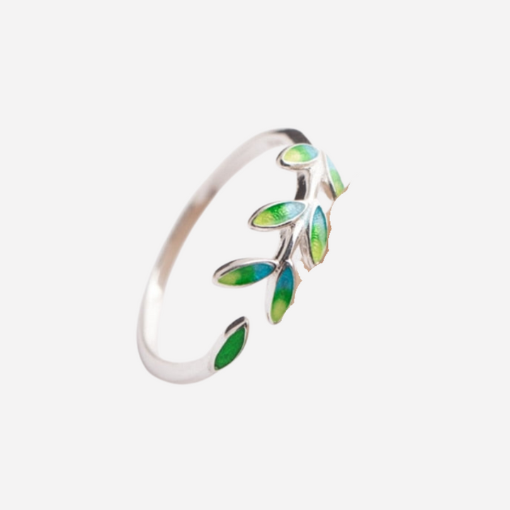 Laurel Imperial Ring and Enamel Hand Painted