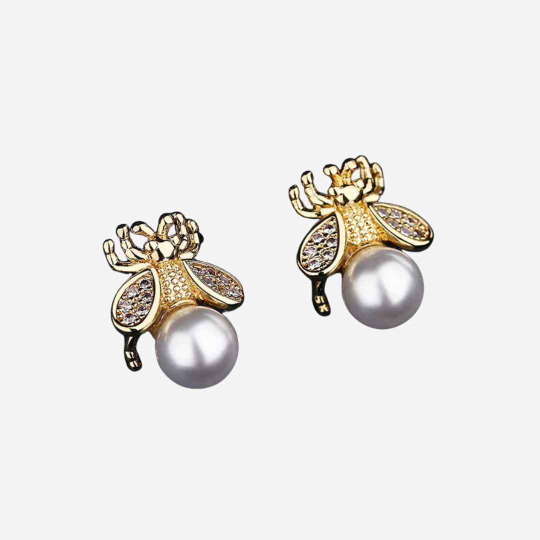Handmade Bee Earrings