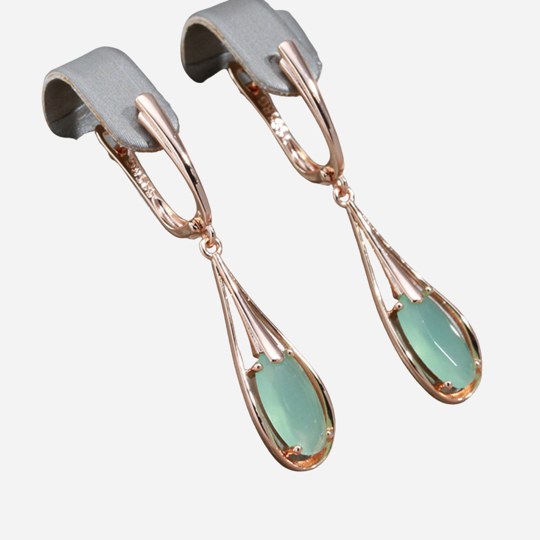 Special Edition Earrings with Natural Stone
