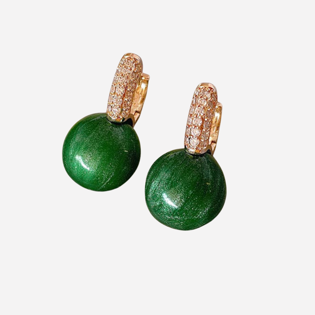 Special Edition Earrings with Natural Stone
