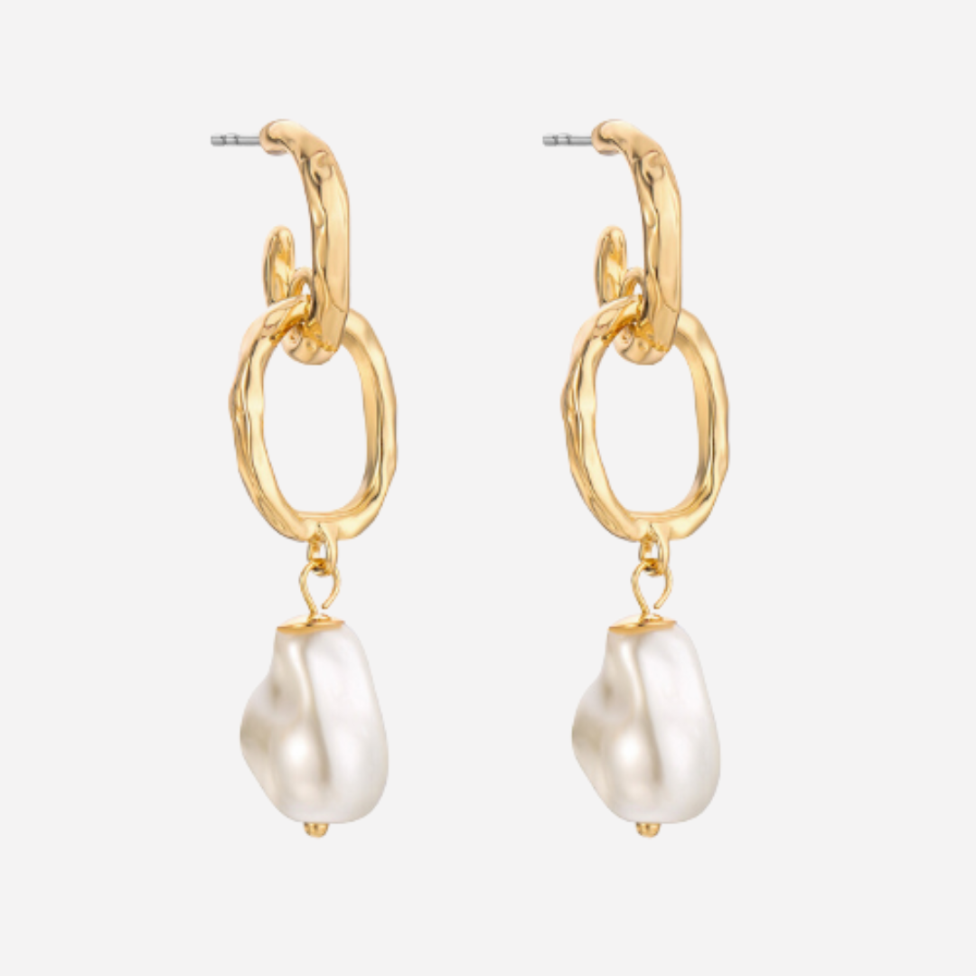 Pearl and Gemstone Earrings
