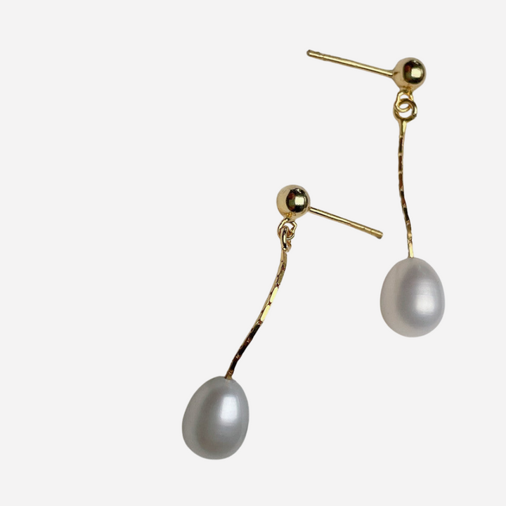 French Freshwater Pearl Earrings