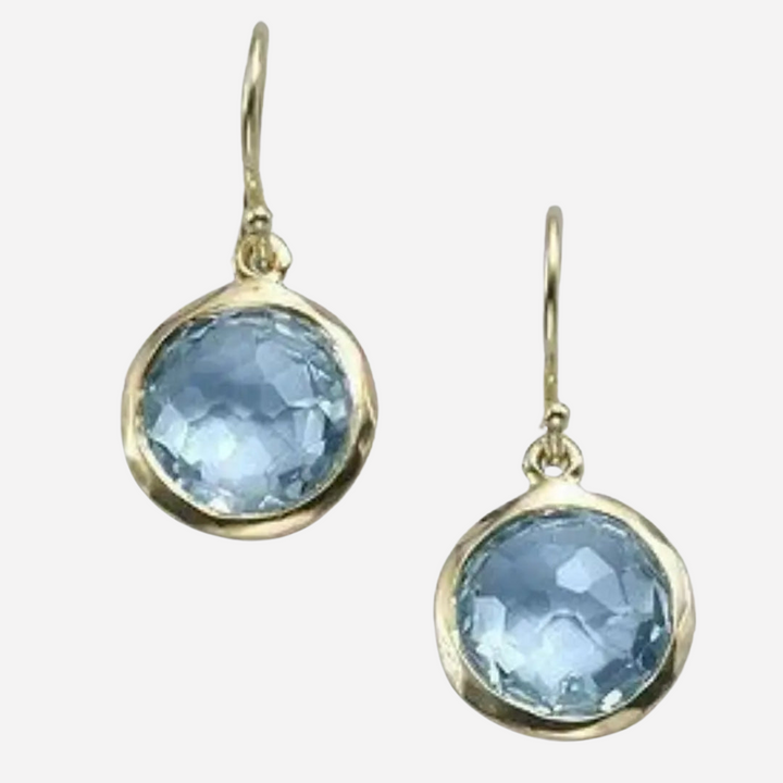 Vintage Earrings In Blue
