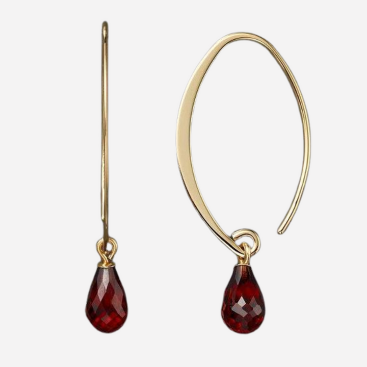 Vintage Earrings In Red