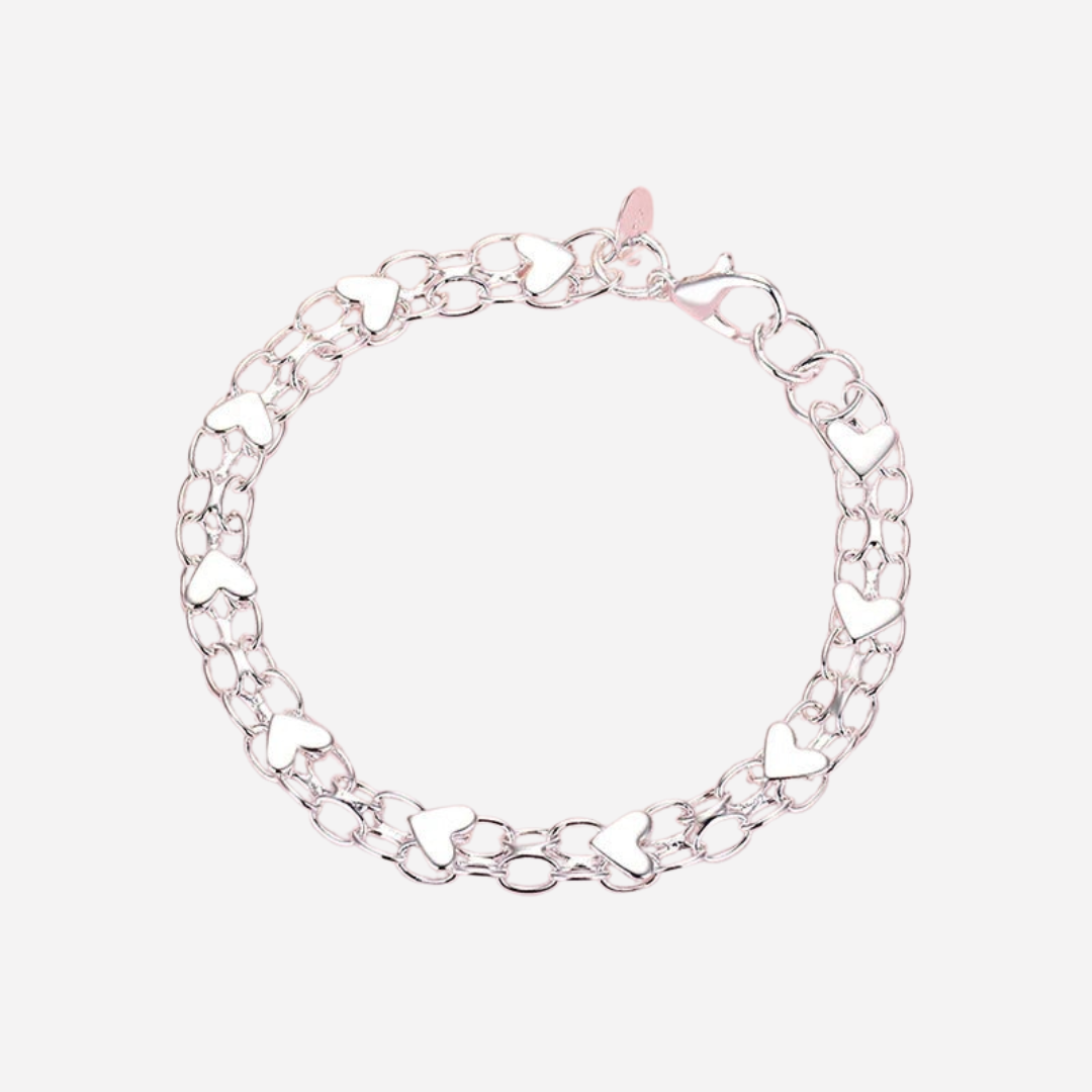 Eternal Bracelet with Hearts
