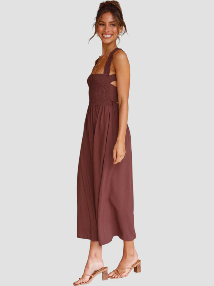 Lark | Smocked Bodice Midi Dress