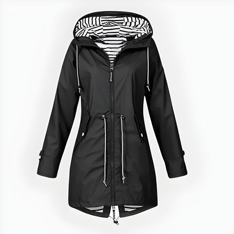 Greer | Women’s Stylish Long Rain Jacket