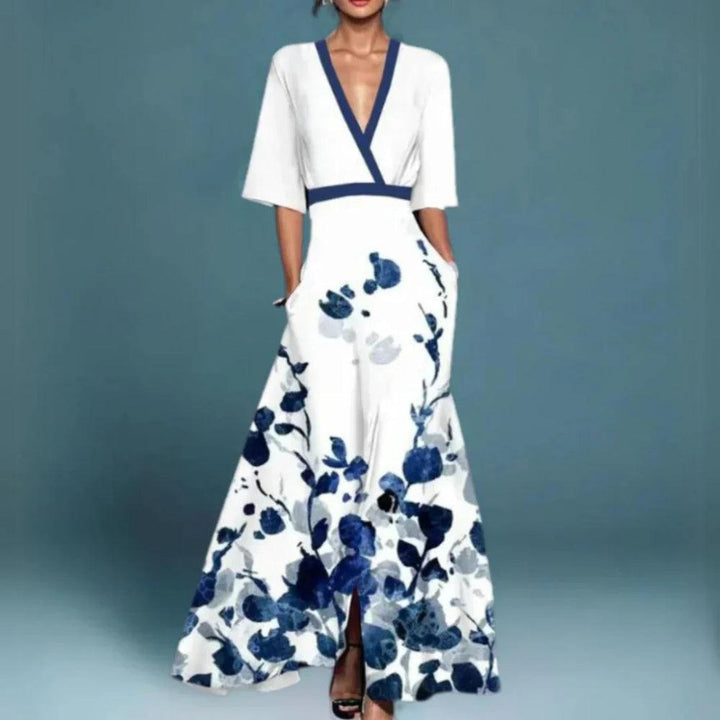 Riley | Elegant Maxi Dress with Floral Pattern