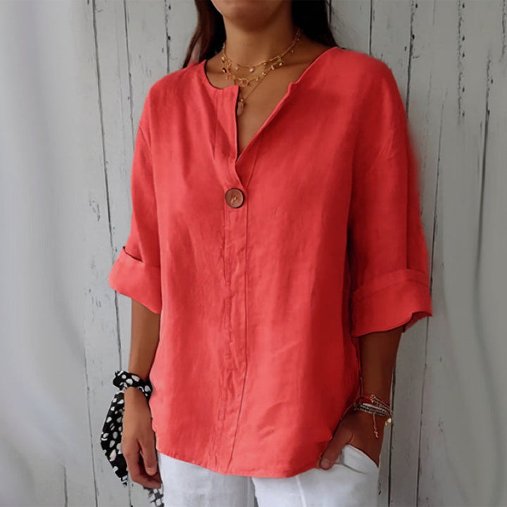 Valentina |Valence Linen Blouse