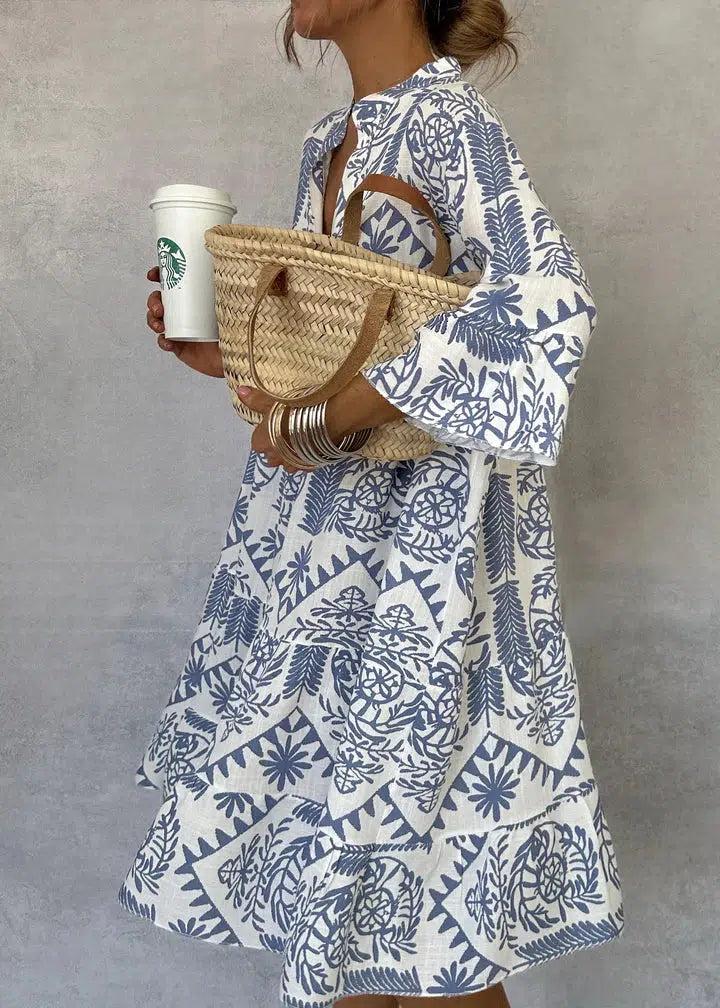 Idalina | Stylish Printed Dress