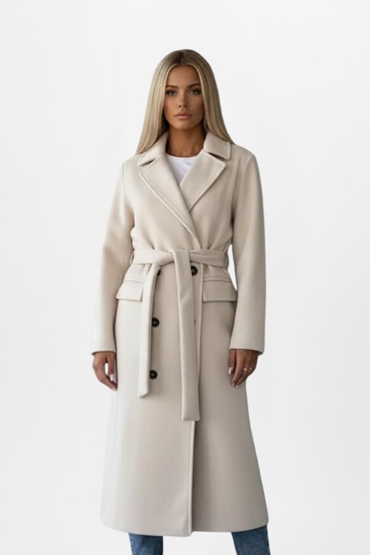 Rowena | Women’s Long Coat with Belt