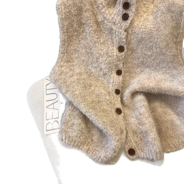 Eleanor | Relaxed Sleeveless Knit Cardigan
