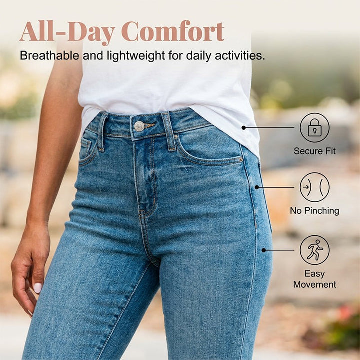 Amelia | High-Waist Stretch Capri Jeans