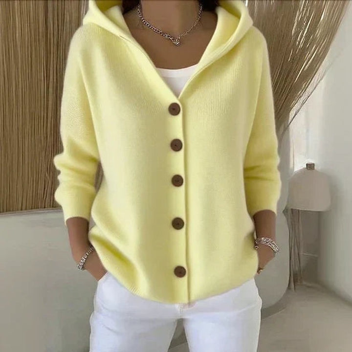 Rocío | Flared Hooded Cardigan Jacket