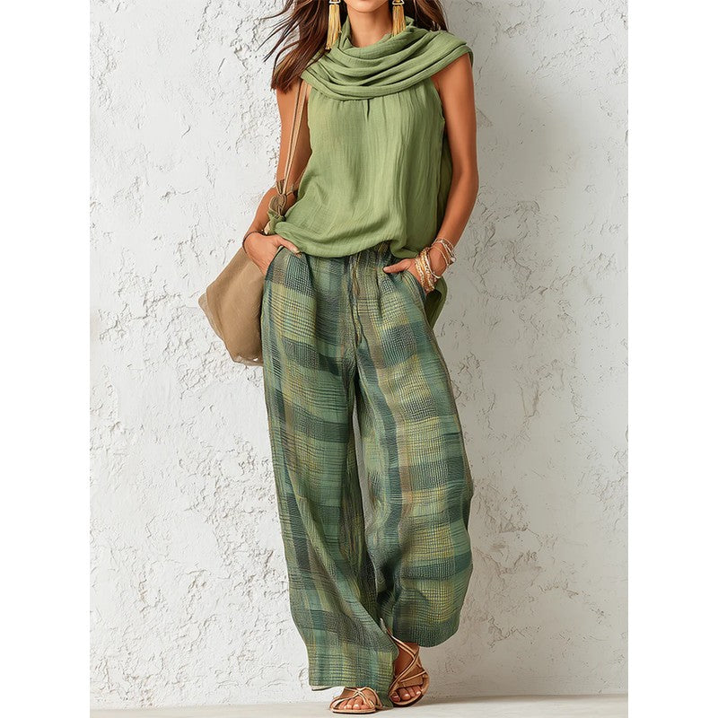 Marianne | Gathered-Neck Three-Piece Set