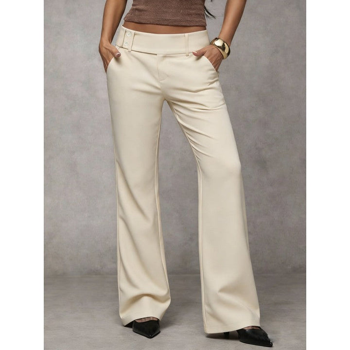 Evelyn | High-Waisted Wide-Leg Trousers