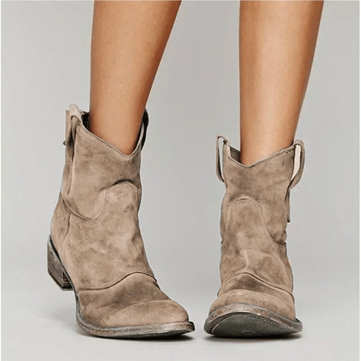 Angela | Block-Heel Ankle Boots