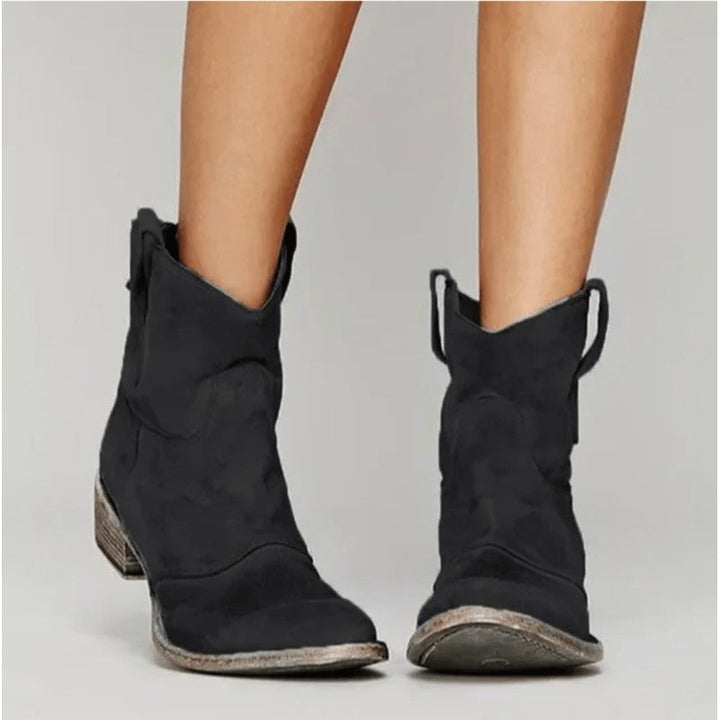 Angela | Block-Heel Ankle Boots