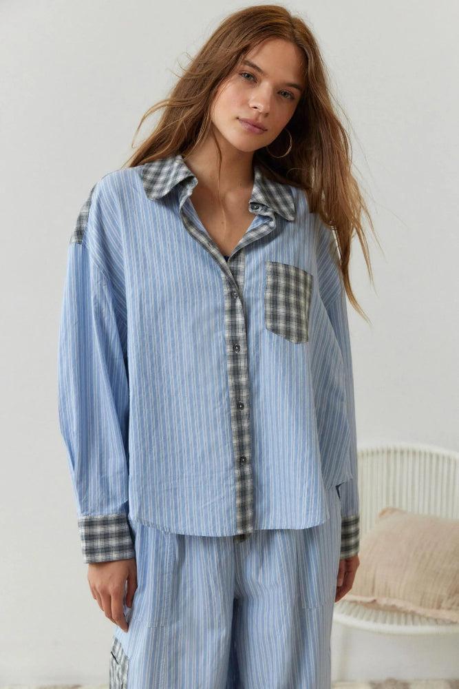 Greta | Two-Piece Soft and Stretchy Cotton Pajama Set