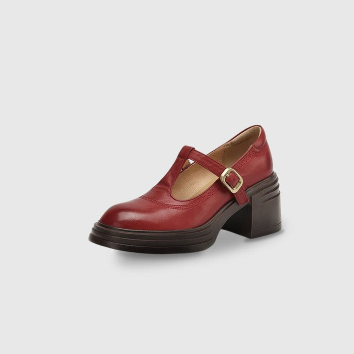 Eleonora | Classic T-Bar Block Heel Mary Janes