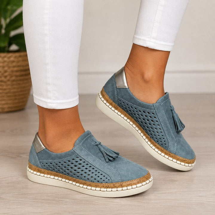 Christine | Slip-On Loafers with Tassel Detail