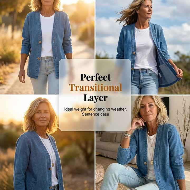 Victoria | Relaxed Button-Front Jacket