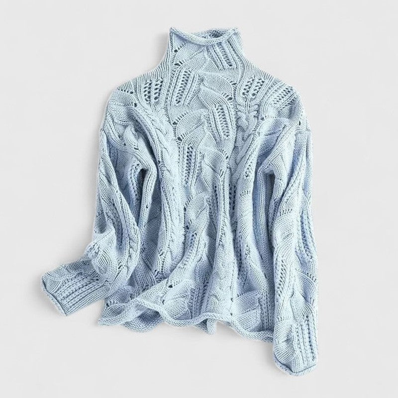Zendrielle | Cable Knit Turtleneck Sweater