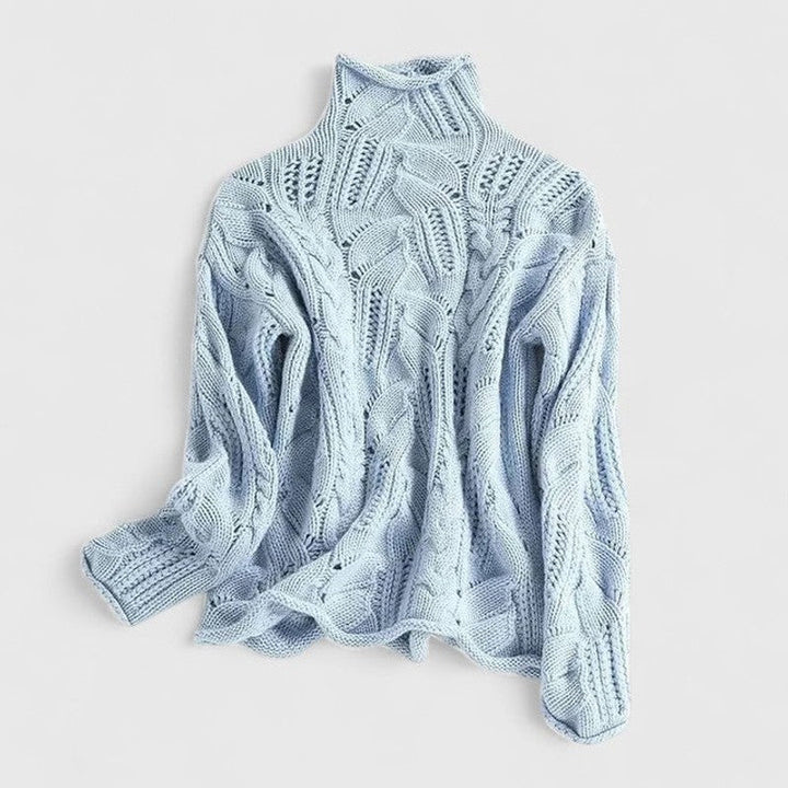 Zendrielle | Cable Knit Turtleneck Sweater
