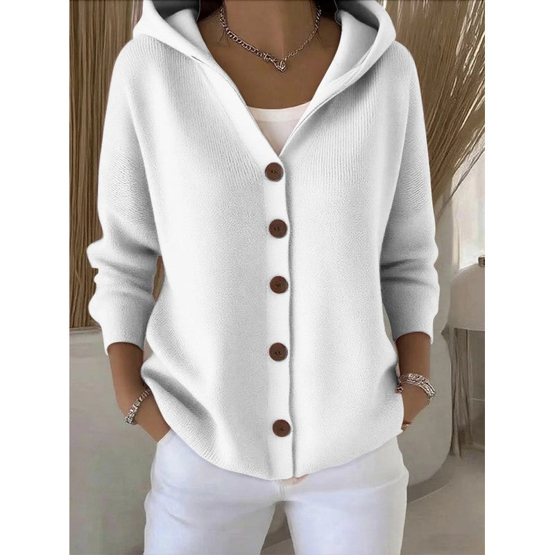 Rocío | Flared Hooded Cardigan Jacket