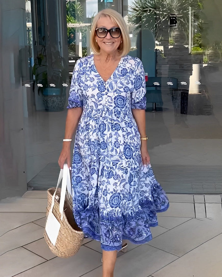 Dorothy | Tiered Floral Maxi Dress