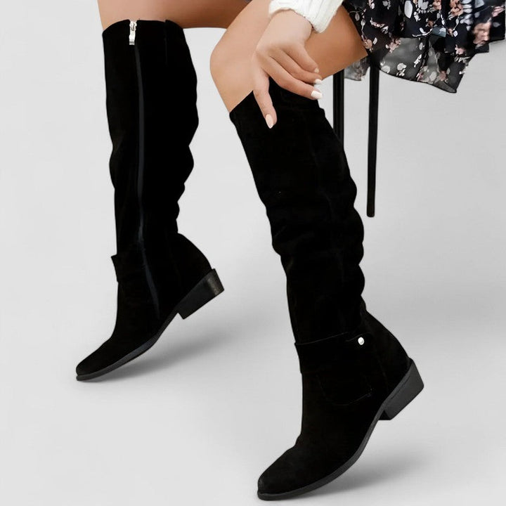 Charlotte | Knee-High Boots with Ankle Detail
