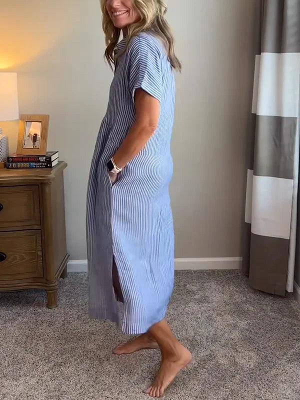 Brooklyn | Women’s Striped Shirt Dress