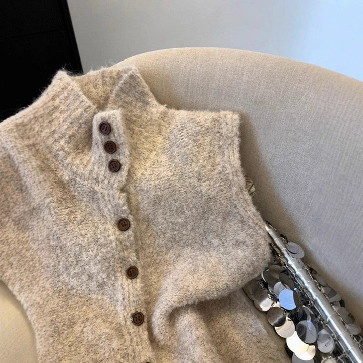 Eleanor | Relaxed Sleeveless Knit Cardigan
