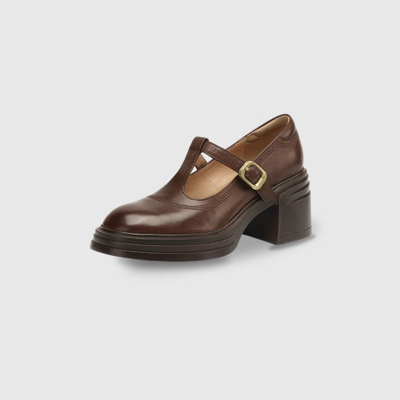 Eleonora | Classic T-Bar Block Heel Mary Janes