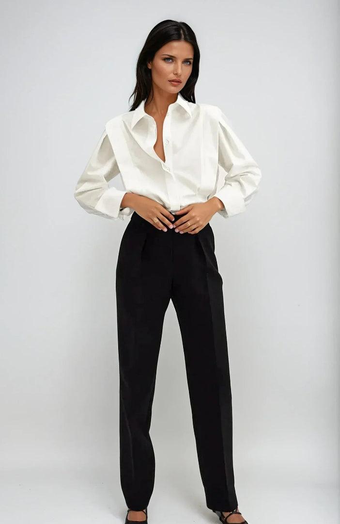 Emma | Women’s Cotton Button-Up Longsleeve Shirt