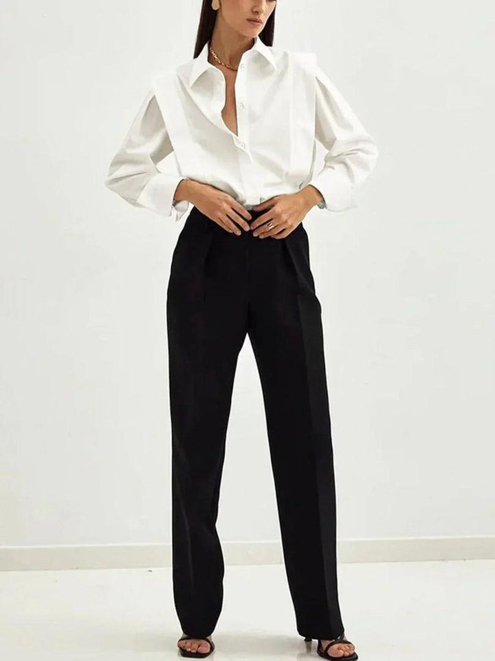 Emma | Women’s Cotton Button-Up Longsleeve Shirt