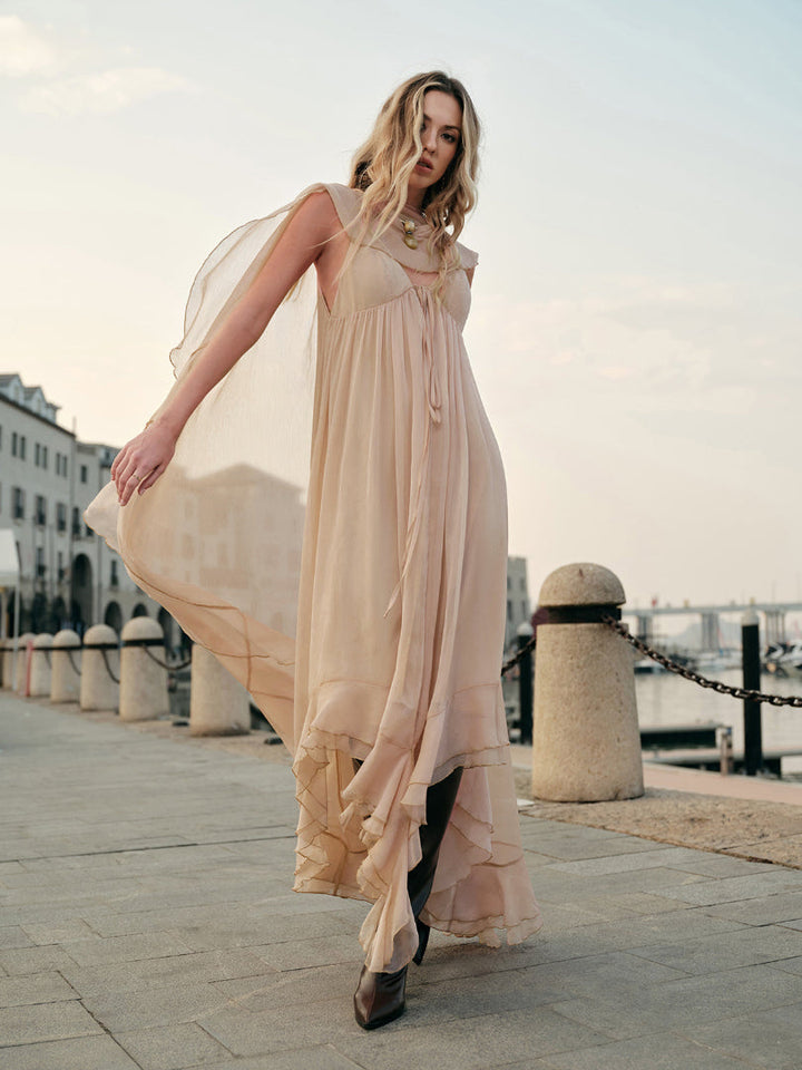 Vivian | Chiffon Layered Dress