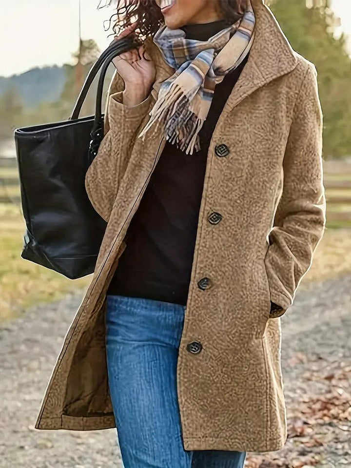 Everly | Coat with Buttons and Pockets for Women